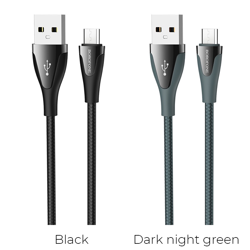 borofone bu20 advantageous кабель для зарядки и передачи данных для micro usb цвета