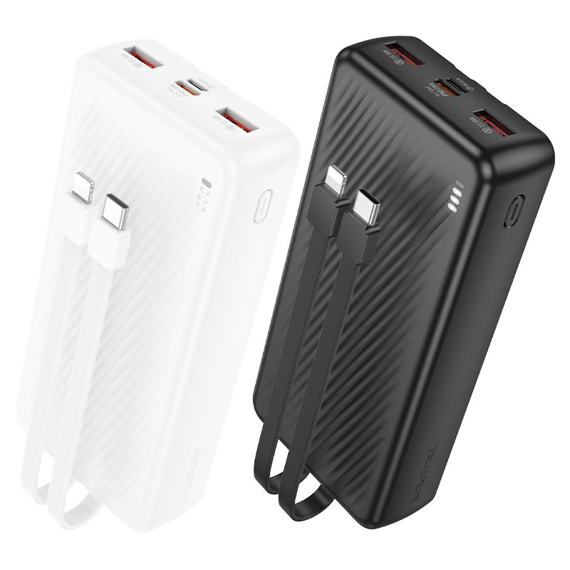 borofone bj57a graceful 22 5w pd20w портативный аккумулятор 20000mah цвета