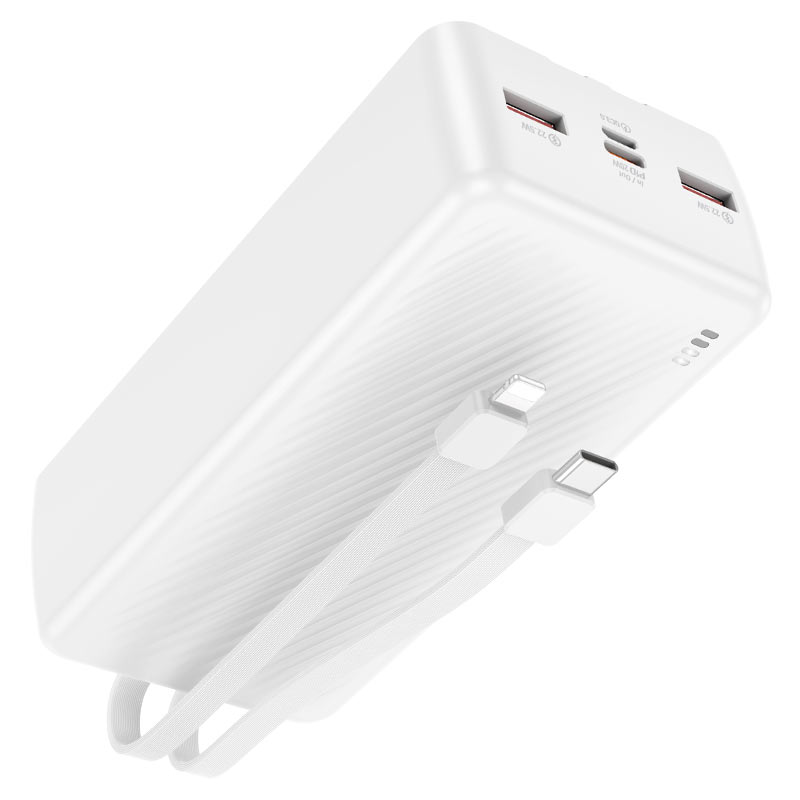 borofone bj57b graceful 22 5w pd20w портативный аккумулятор 30000mah кабели