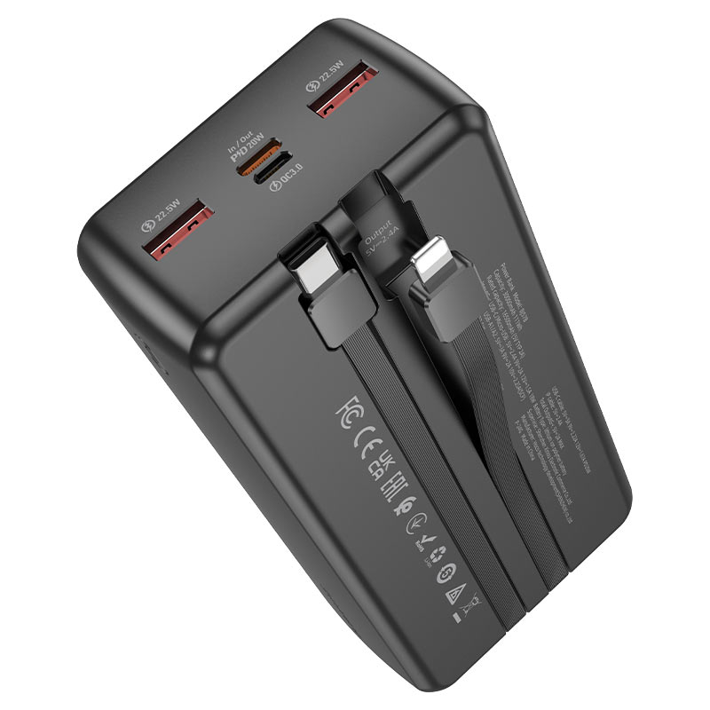 borofone bj57b graceful 22 5w pd20w портативный аккумулятор 30000mah выход